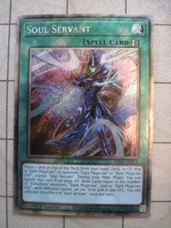 SOUL SERVANT x3 Yugioh cards RA03-EN271 Platinum Secret-Rare, 1st Edition FS - Image 4