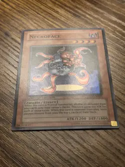 Necroface CRMS-ENSE1 Super Rare Vintage Yugioh Crimson Crisis Limited Edition NM - Image 2