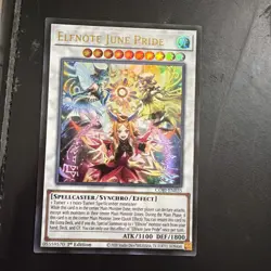 Yugioh! Elfnote June Pride CORI-EN035 Ultra Rare 1st Ed NM SHIPS ASAP! - Image 4