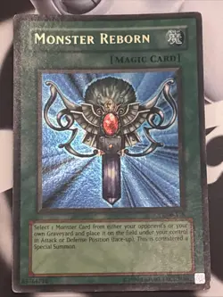 Monster Reborn LOB-118 The Legend of Blue Eyes White Dragon Unlimited Ultra LP - Image 1