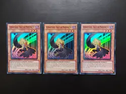 Yugioh Blackwing - Kalut the Moon Shadow AC11-DE005 Super Rare Playset x3 German - Image 1