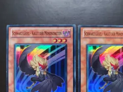 Yugioh Blackwing - Kalut the Moon Shadow AC11-DE005 Super Rare Playset x3 German - Image 2