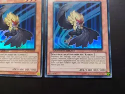 Yugioh Blackwing - Kalut the Moon Shadow AC11-DE005 Super Rare Playset x3 German - Image 5