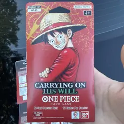 6X One Piece TCG English OP-13 Carrying On His Will Sleeved Pack - Image 3