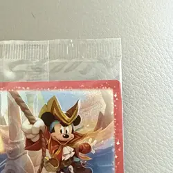 Sealed Disney Lorcana Mickey Mouse Pirate Captain Costco Glimmer Foil Promo - Image 5
