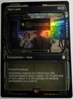 Idolized x1 Showcase Foil Fallout Magic the Gathering MTG LP/NM - Image 1