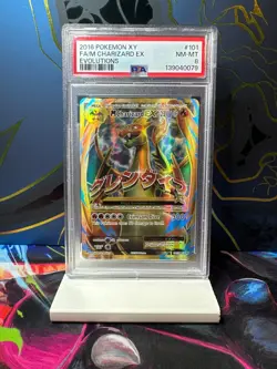 Pokemon TCG M Charizard EX #101/108 Evolutions 2016 PSA 8 - Image 1