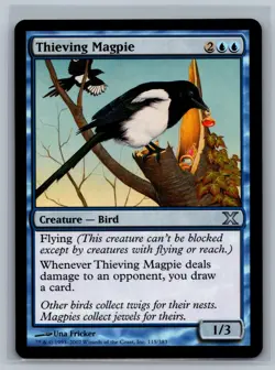 Magic The Gathering 10th Edition Thieving Magpie #115/383 MTG TCG CCG Tenth - Image 1