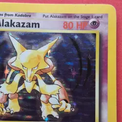 Alakazam 1/102 Base Set Holo Pokemon Card Rare - Image 4