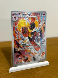 Armarouge 086/084 IR Pitch Black English Unreleased Pokemon Card NM/M - Image 1