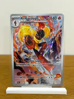 Armarouge 086/084 IR Pitch Black English Unreleased Pokemon Card NM/M - Image 2