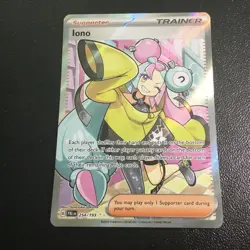 Pokemon Iono - Ultra Rare SV02: Paldea Evolved 254/193 NM - Image 1