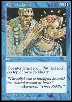 Memory Lapse - Medium Play MTG Mirage - Image 1
