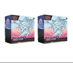 2 x Pokemon TCG Chaos Rising Pokemon Center ETB Elite Trainer Box Sealed - Image 2