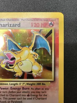 Charizard 4/102 Holo Rare Base Set Unlimited Pokemon TCG WOTC LP/NM - Image 3