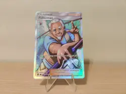 Fisherman Shiny Holo Rare Hidden Fates: Shiny Vault SV83/SV94 NM Pokemon TCG - Image 3