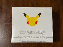 Pokemon 25th Anniversary Celebrations Elite Trainer Box ETB Sealed 820650809439 - Image 1