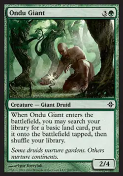 Ondu Giant -Foil Light Play MTG Rise of the Eldrazi - Image 1