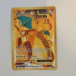 Pokemon TCG Dragonite EX Full Art Holo Ultra Rare Evolutions 106/108 2016 180HP - Image 1