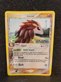 Pokemon TCG Sandslash EX Delta Species Reverse Holo Stamped 27/113 - Image 1