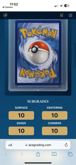 Pokemon TCG - Cassiopeia 094/064 - Shrouded Fable Sir - ACE 10 💎 Perfect Subs - Image 3