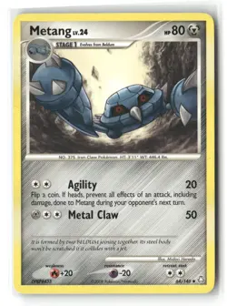 Metang Uncommon Legends Awakened 64/146 Pokemon Moderately Played - Image 1