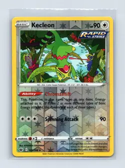 Kecleon 122/198 Rare Chilling Reign Pokemon Reverse Holo Near Mint - Image 1