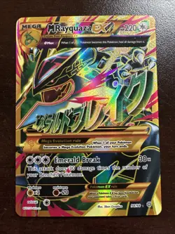 M Rayquaza EX 98/98 Pokemon Ancient Origins VLP/LP - Image 1