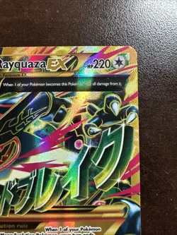 M Rayquaza EX 98/98 Pokemon Ancient Origins VLP/LP - Image 3