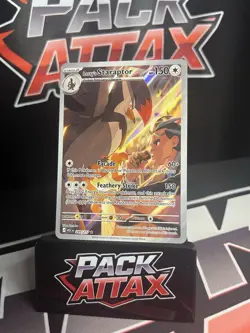 Pokemon TCG Ascended Heroes Larry's Staraptor 249/217 Illustration Rare Full Art - Image 1