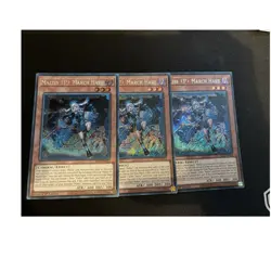 Konami Yu-Gi-Oh! Maliss March Hare ATEN-EN032 1st Edition Holo Effect Cyberse x3 - Image 1