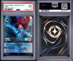 2024 DISNEY LORCANA EN 4-URSULA'S RETURN ENCHANTED ARIEL - SONIC WARRIOR PSA 9 - Image 3