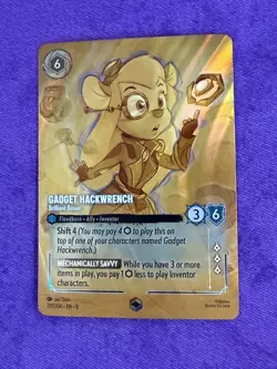 Disney Lorcana Gadget Hackwrench Brilliant Bosun Enchanted 224/204 Azurite Sea N - Image 4