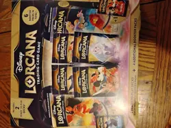 Disney Lorcana: First Chapter Bundle Gift Box - 6 Boosters - Image 1