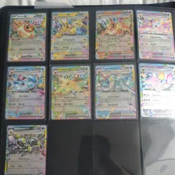 9 Card Eeveelution EX Complete Set NM Prismatic Evolutions Umbreon Eevee English - Image 1