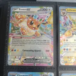 9 Card Eeveelution EX Complete Set NM Prismatic Evolutions Umbreon Eevee English - Image 2