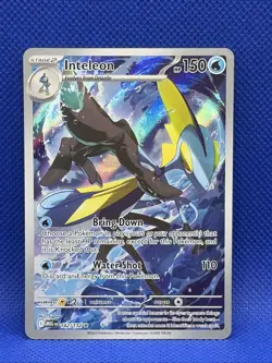 Pokemon TCG Mega Evolution Inteleon Illustration Rare Full Art Card 142/132 - Image 1