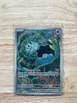 Pokemon TCG Clamperl 195/182 Destined Rivals Illustration Rare Pokemon Card - Image 1