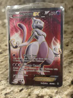 Mewtwo EX 158/162 Secret Rare XY BREAKthrough Full Art Pokemon Card - Image 2