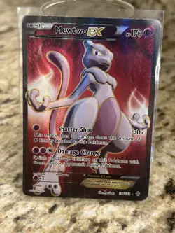 Mewtwo EX 158/162 Secret Rare XY BREAKthrough Full Art Pokemon Card - Image 3