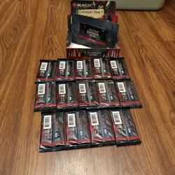 MTG Innistrad Crimson Vow (14) Booster packs + (1) hobby box topper pack - Image 2