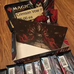 MTG Innistrad Crimson Vow (14) Booster packs + (1) hobby box topper pack - Image 4