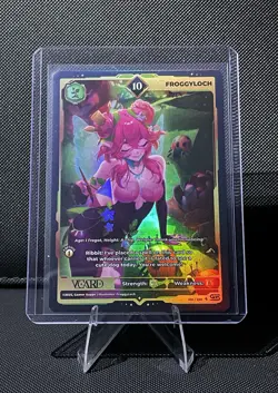 VCard: Awakened Worlds 1st Edition Froggyloch Ultra Rare 10 Holo Card - Image 1