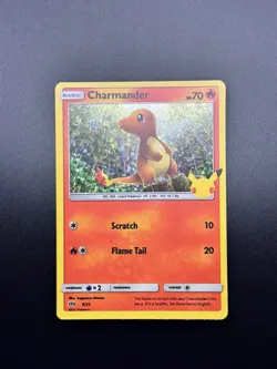Charmander - 9/25 Holo McDonald's 25th Anniversary Promos - Pokemon Card - NM - Image 1