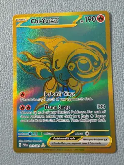 Pokemon TCG Hyper Rare Chi-Yu EX Paldean Fates Card 241/091 - Image 1
