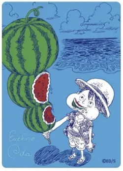 ​[PRESALE] ONE PIECE Metakira Card Luffy Watermelon NatsuComi 2026 Promo Foil - Image 1