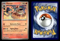 Flareon 013/131 Poke Ball Pattern Prismatic Evolutions Pokemon Card - Image 1