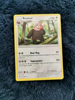 • BEWEAR 112/149 | ⭐ | SUN & MOON | Pokemon Cards TCG | MINT • - Image 1
