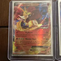 Pokemon TCG 3-Card Lot Delphox EX XY19, Blaziken VMAX TG15/TG30, Houndoom - Image 2