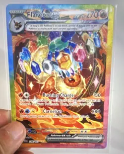 Pokemon TCG Flareon ex 146/131 Sv: Prismatic Evolutions English Holo SIR - Image 3